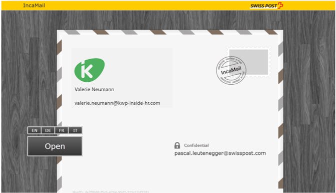 IncaMail Emailbrief